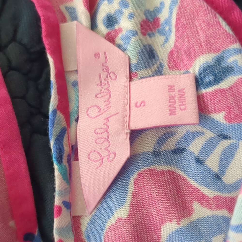 Lily Pulitzer Dusk Romper Samba Print Color Capri… - image 4